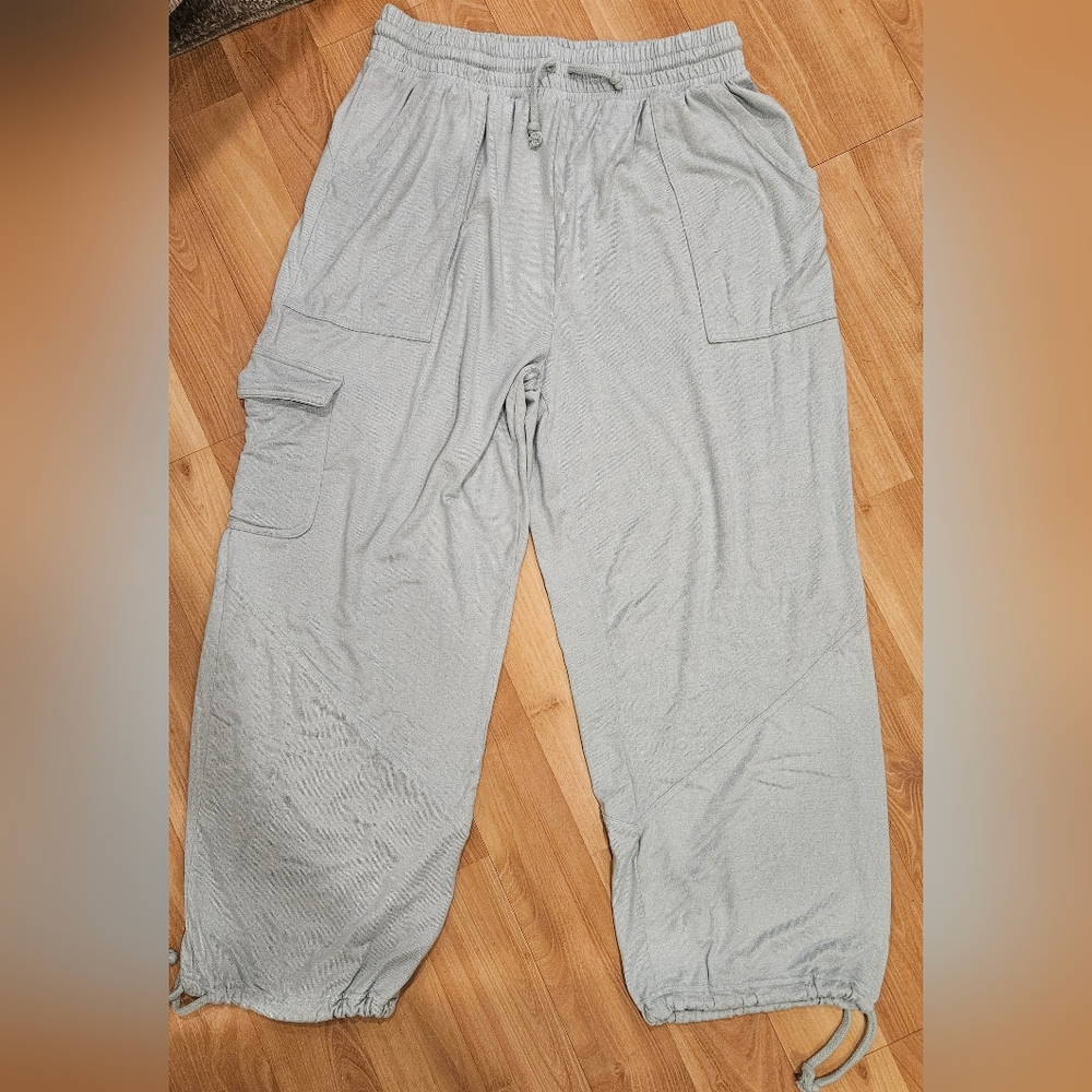 Lightweight Juniors Light Blue Lounge Cargo Pants